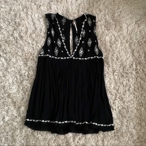 Free People Flowy Shirt dress